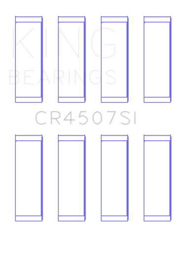 King Mazda MZR 2.3L 16v / Ford Duratec 2.3L 16v (Size +.75) Connecting Rod Bearing Set (Set of 4)