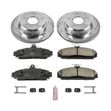 Power Stop 84-87 Chevrolet Corvette Kit de freno deportivo delantero Z23 Evolution