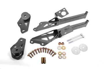 BMR 15-18 Ford Mustang S550 IRS Soporte de bastidor auxiliar (martillo negro)