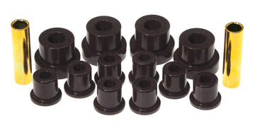 Prothane 76-86 Jeep CJ5/CJ7 Bujes de resorte y grillete delantero - Negro