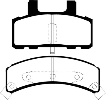 EBC 99-01 Cadillac Escalade 5.7 Pastillas de freno delanteras Greenstuff
