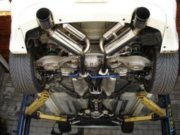 HKS 03-07 G35 Escape Catback con punta de titanio dual de alta potencia