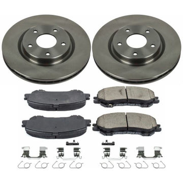 Power Stop 14-19 Nissan Rogue Kit de frenos delanteros autoespecializados