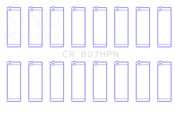 King Engine Bearings Chevy LS1 / LS6 / LS3 (Size 020) Performance Rod Bearing Set