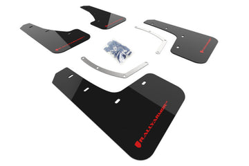 Rally Armor 18-26 Subaru Ascent Black UR Mud Flap w/Red Logo