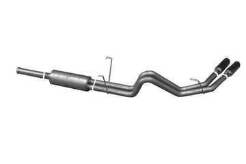 Gibson 00-06 Toyota Tundra SR5 3.4L 2.5in Escape deportivo doble con respaldo de gato - Aluminizado