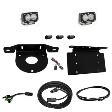 Baja Designs 2021+ Ford Bronco Dual S1 Sport W/C Kit inverso con placa de licencia y ajuste mejorado