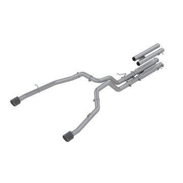 MBRP 2021 Ram TRX 6.2 S/C Puntas traseras dobles de fibra de carbono Catback de 3 pulgadas (carrera) - T304