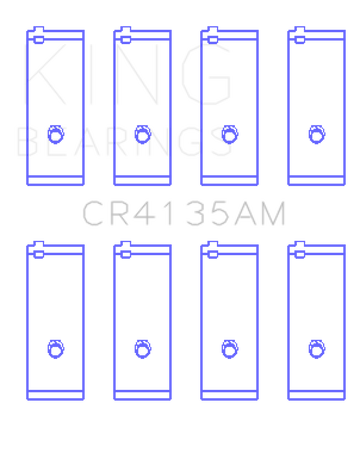 King Engine Bearings 85-01 Toyota 5SFE L4 DOHC 16 Valves (Size +1.0) Rod Bearing Set