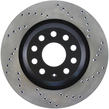 StopTech 09-13 VW CC 3.6L VR6 / 08-09 & 12 Golf R/Golf R32 Drilled Left Rear Rotor