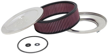 Filtro redondo personalizado K&amp;N 5-1/8 pulgadas FLG / 9 pulgadas OD x 4-1/8 pulgadas HW/VENT
