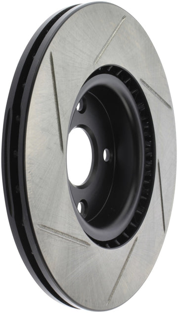 StopTech 16-18 Mazda Miata MX-5 Sport Rotor delantero izquierdo ranurado