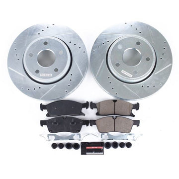 Power Stop 11-19 Dodge Durango Kit de freno deportivo delantero Z23 Evolution