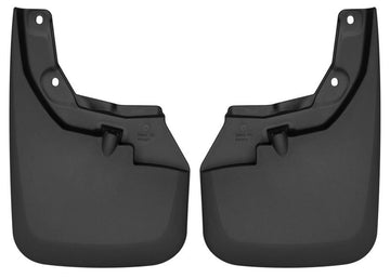 Husky Liners 16-22 Toyota Tacoma w/ OE Fender Flares Custom Molded Front Mud Guards - Black
