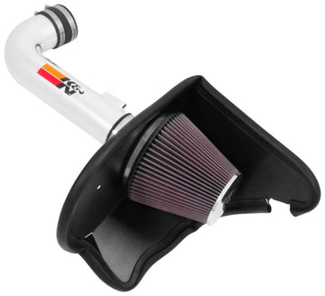 K&amp;N 16-17 Chevy Camaro 3.6L Silver Typhoon Entrada de Ram corta