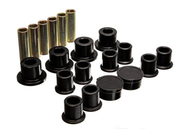 Energy Suspensión 98-11 Ford Ranger Juego de bujes de ballesta trasera negros