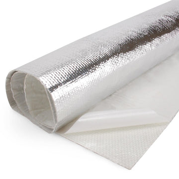 DEI Heat Screen 36in x 40in - Estera de fibra de vidrio radiante Mylar con respaldo adhesivo