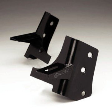 KC HiLiTES 97-06 Jeep TJ A-Pillar Juego de soportes de montaje de luz para bisagra de parabrisas (par) - Negro
