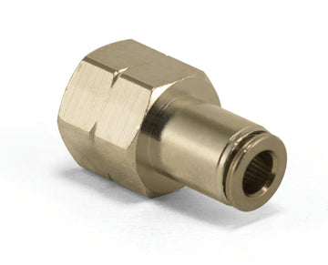 Hembra recta de elevación de aire: 1/4 pulg. FNPT x 1/4 pulg. PTC