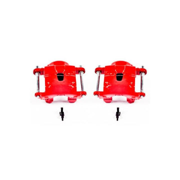 Power Stop 78-85 Avanti II Pinzas delanteras rojas sin soportes - Par