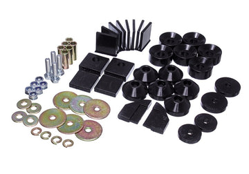 Energy Suspensión 86-95 Suzuki Samurai Juego de soporte de carrocería negro