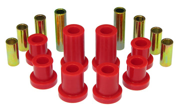 Prothane 07-14 Chevy Silverado 2/4wd Bujes de brazo de control delantero superior/inferior - Rojo