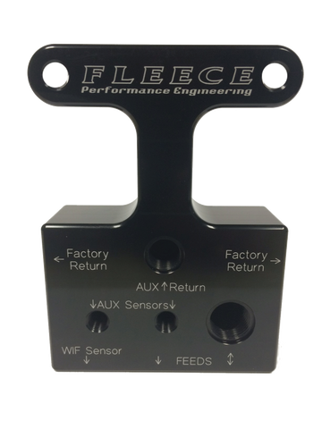Fleece Performance 07.5-09 Dodge 6.7L Cummins 3rd Gen Fuel Distribution Block