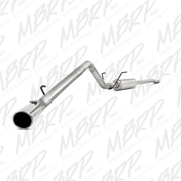MBRP 06-08 Ram Hemi 1500 Mega Cab 5.7L / 03-13 Ram Hemi 2500/3500 5.7L Alum 3in Cat Back de un solo lado