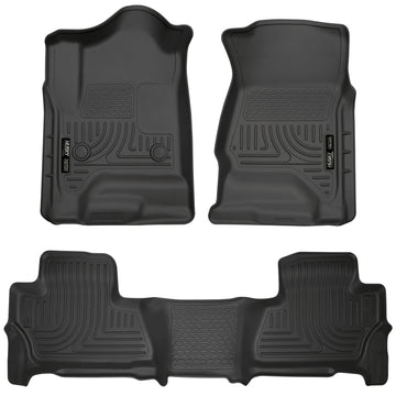Husky Liners 2015 Chevy/GMC Tahoe/Yukon WeatherBeater Combo revestimientos de piso negros