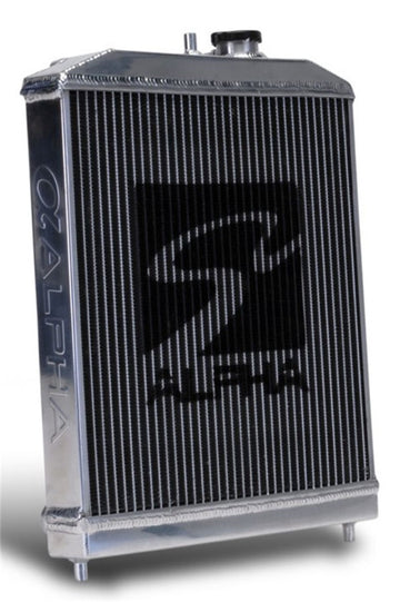 Radiador Skunk2 Alpha Series 92-00 Honda Civic (tamaño medio) (núcleo doble) (transmisión manual)