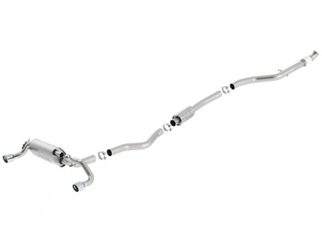 Borla 13-16 BMW 335i / 435i Atak Cat back SS 3.0in, 2.25in 3.5in Punta Laminada Simple