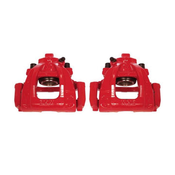 Power Stop 02-06 Mini Cooper Front Red Calipers w/Brackets - Pair