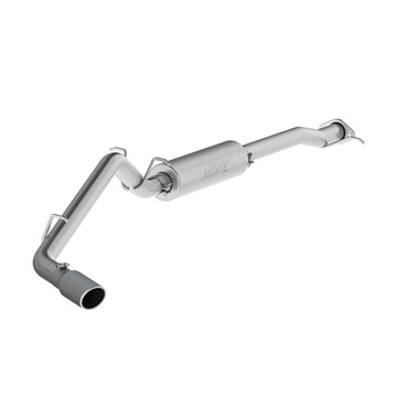 MBRP 17+ Chevrolet Colorado 2.5L/3.6L Salida lateral única con respaldo de gato de 3 pulgadas con punta de 4 pulgadas - T304