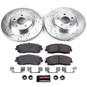 Power Stop 05-19 Chrysler 300 Kit de freno deportivo delantero Z23 Evolution