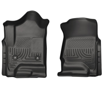 Husky Liners 14 Chevrolet Silverado 1500/GMC Sierra 1500 WeatherBeater Revestimientos de piso delantero negros
