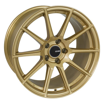 Rueda Enkei TS10 18x8,5 5x114,3 50 mm con compensación y diámetro de 72,6 mm, color dorado