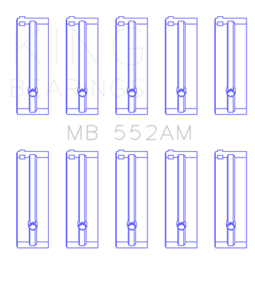 King Engine Bearings Toyota 3T/TG / 12T / 4TG Main Bearing Set