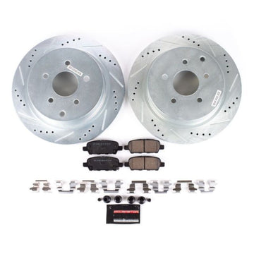 Power Stop 03-12 Infiniti FX35 Kit de freno deportivo trasero Z23 Evolution
