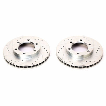 Power Stop 71-74 Chevrolet Blazer Front Evolution Rotores perforados y ranurados - Par