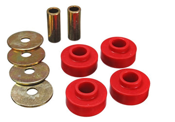 Energy Suspensión 89-97 Ford Thunderbird / 99-04 Mustang Cobra Bujes portadores de diferencial rojos
