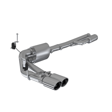 MBRP 2019+ Chevrolet Silverado 1500 4.5L/5.3L Pre-eje Salida lateral doble con punta OD de 4 pulgadas - AL