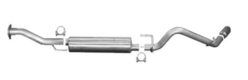 Gibson 16-22 Toyota Tacoma Limited 3.5L 2.5in Escape simple con respaldo de gato - Aluminizado