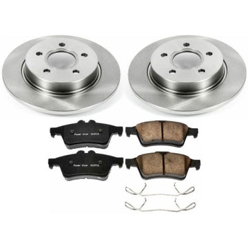 Power Stop 12-18 Ford Focus Kit de freno trasero autoespecializado