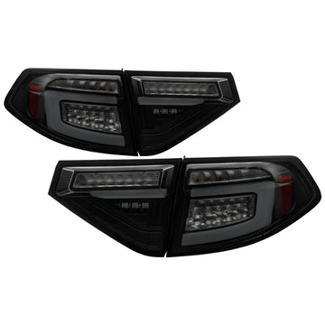 Spyder 08-14 Subara Impreza WRX Hatchback luces traseras LED Seq Signal Blk Smoke ALT-YD-SI085D-SEQ-BSM