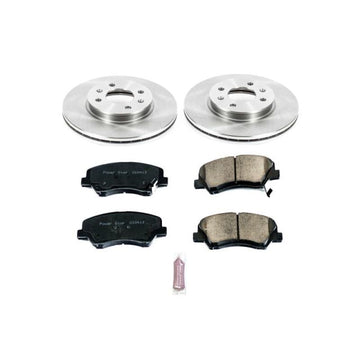 Power Stop 12-18 Hyundai Accent Kit de freno delantero autoespecializado