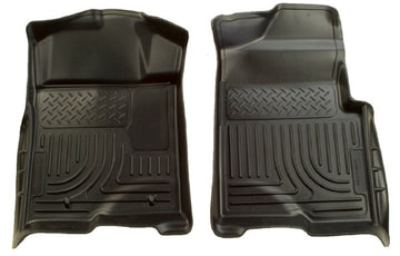 Husky Liners 09-12 Ford F-150 Regular/Super/Super Crew Cab WeatherBeater Revestimientos de piso negros