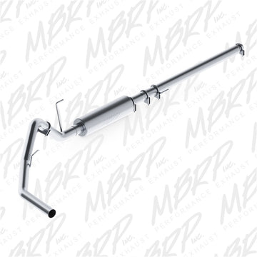 MBRP 2004-2008 Ford F150 EC/CC-SB Escape de la serie AL P de un solo lado con respaldo de gato de 3 pulgadas