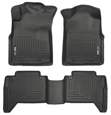 Husky Liners 05-13 Toyota Tacoma WeatherBeater Combo revestimientos de piso negros