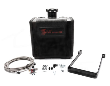 Actualización del tanque de agua Snow Performance 7 gal (con línea SS trenzada/soportes/solenoide/accesorios 4AN)