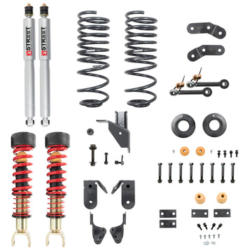 Belltech 19+ RAM 1500 (6-LUG) Kit de amortiguadores roscados de rendimiento 1-3 pulgadas delantero/3-4 pulgadas trasero